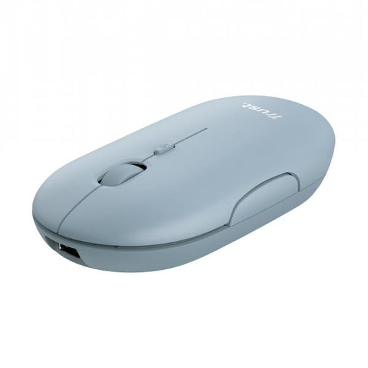 Trust Puck mouse Ambidextrous RF wireless + Bluetooth 1600 DPI [24126] 