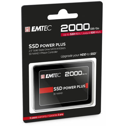 Emtec X150 2.5" 2000 GB Serial ATA III 3D NAND [ECSSD2TGX150] 