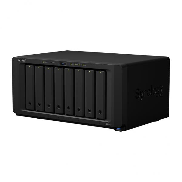 Synology DiskStation DS1821+ NAS y servidor de almacenamiento Torre Conexión LAN Ethernet Negro V1500B [DS1821+] 