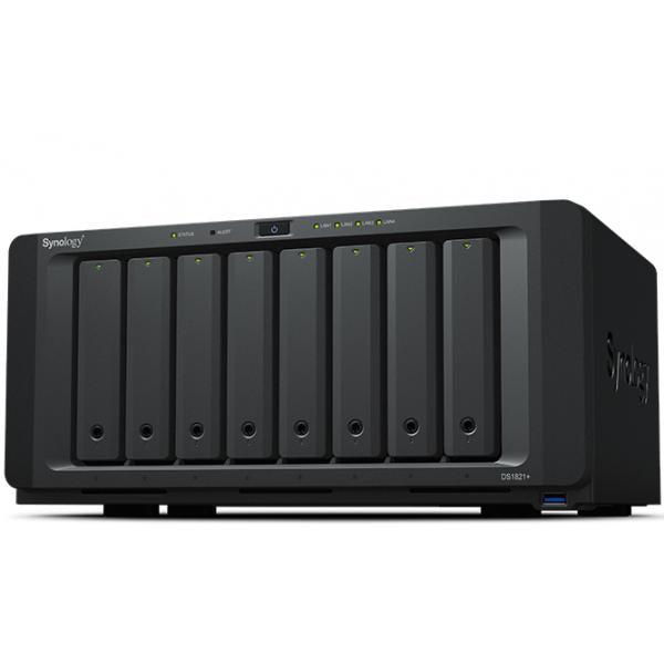 Synology DiskStation DS1821+ NAS y servidor de almacenamiento Torre Conexión LAN Ethernet Negro V1500B [DS1821+] 