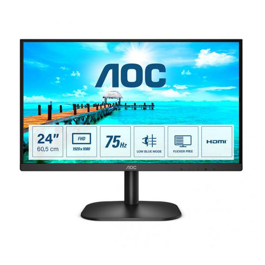 AOC B2 24B2XHM2 Monitor PC 60,5 cm (23.8") 1920 x 1080 Pixel Full HD LCD Nero [24B2XHM2]
