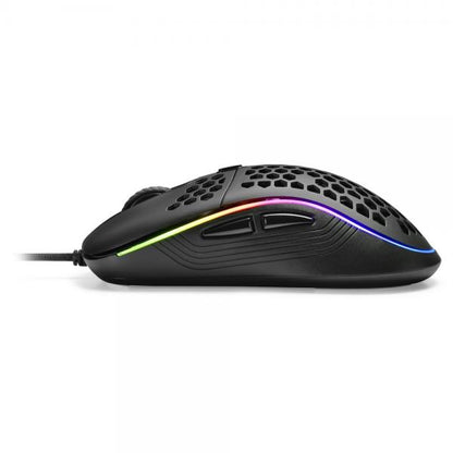 SHARKOON MOUSE GAMING LIGHT2-S, 6200 DPI, RGB, 6 TASTI CONFIGURABILI, USB, 1.8MT [LIGHT2-S]