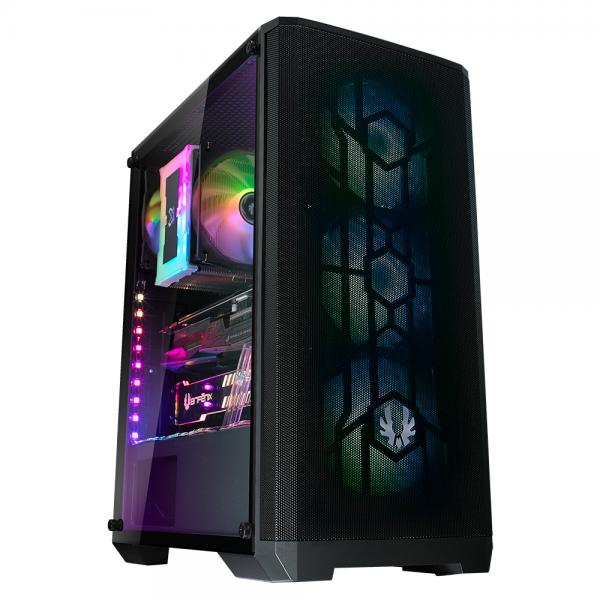 BITFENIX CASE MID.T NOVA MESH SE TG 4xARGB BLACK [BFC-NSE-300-KKGSK-4A]