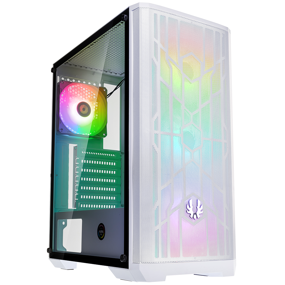 BITFENIX CASE MID.T NOVA MESH SE TG ARGB WHITE [BFC-NSE-300-WWGKW-4A]