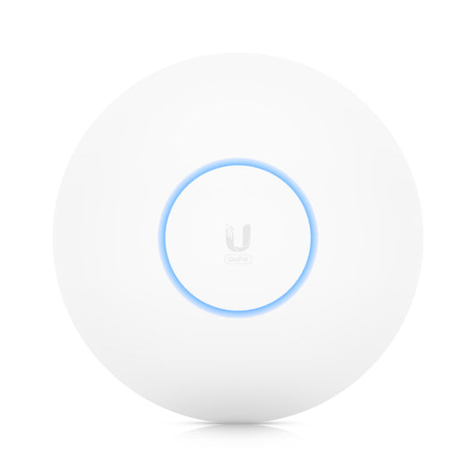 Ubiquiti - U6-LR - Punto de acceso Wi-Fi 6 de doble banda para montaje en pared/techo, 1 puerto RJ45 de 1 Gbps, 600 Mbps a 2,4 GHz (4x4) + 2400 Mbps a 5 GHz (4x4) U6-LR [U6-LR]