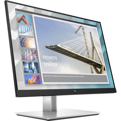 HP E-Series E24i G4 Monitor PC 61 cm (24") 1920 x 1200 Pixel WUXGA Nero, Argento [9VJ40AA#ABB]