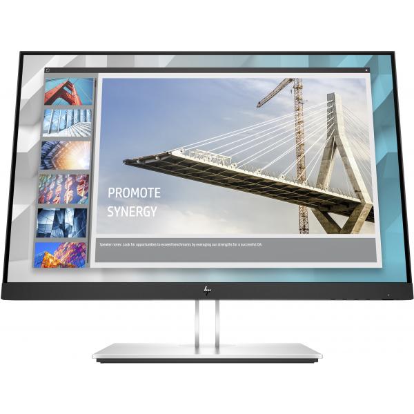 HP E-Series E24i G4 Monitor PC 61 cm (24") 1920 x 1200 Pixel WUXGA Nero, Argento [9VJ40AA#ABB]