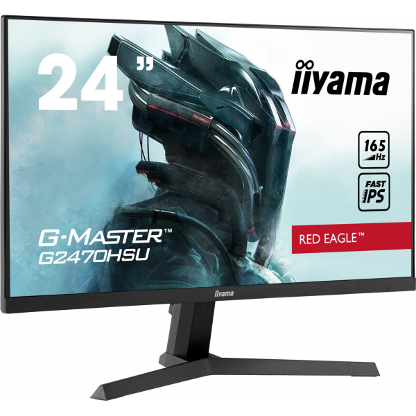 iiyama G-MASTER Red Eagle LED display 60,5 cm (23.8") 1920 x 1080 Pixel Full HD Nero [G2470HSU-B1]