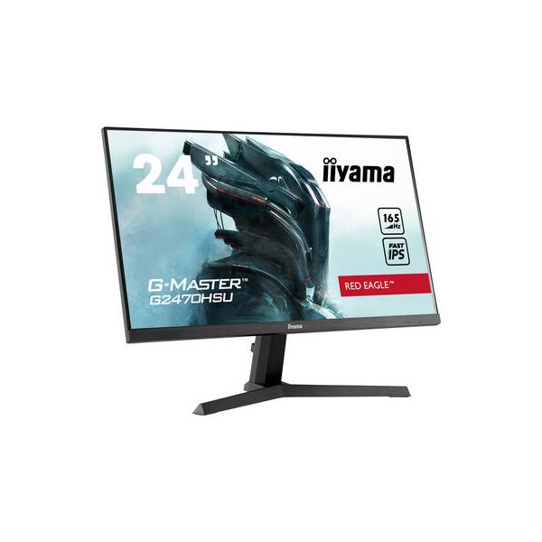 iiyama G-MASTER Red Eagle LED display 60,5 cm (23.8") 1920 x 1080 Pixel Full HD Nero [G2470HSU-B1]