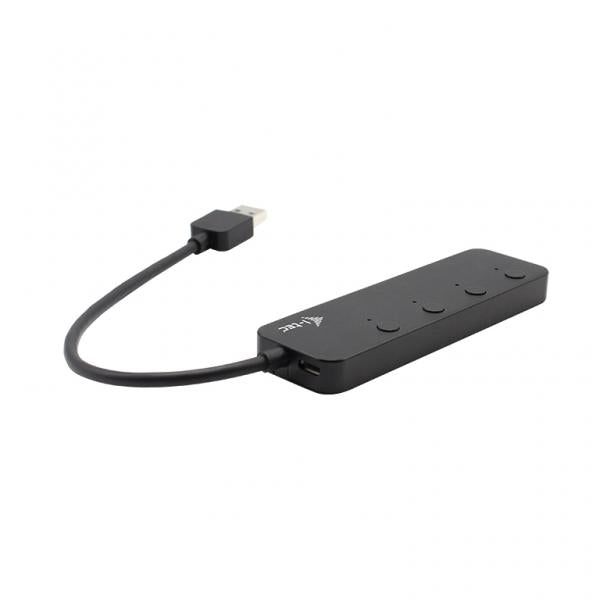 i-tec USB 3.0 Metal HUB 4 Port with individual On/Off Switches [U3CHARGEHUB4]