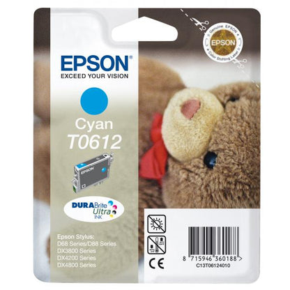 Epson Teddybear Cartuccia Ciano [C13T06124010]