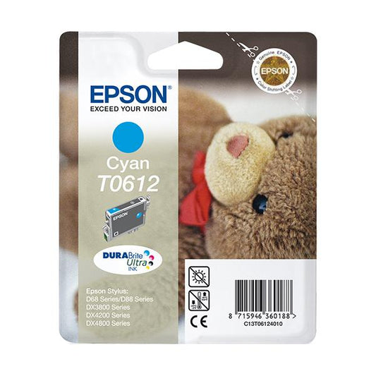 Cartucho Epson Teddybear Cian [C13T06124010]