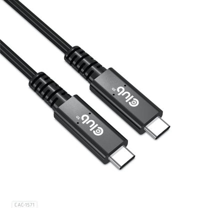 CLUB3D USB4 TYPE C GEN 3X2 BI DIRECTIONAL CABLE 40GBPS 8K60HZ 100W POWERDELIVERY M/M [CAC-1571] 