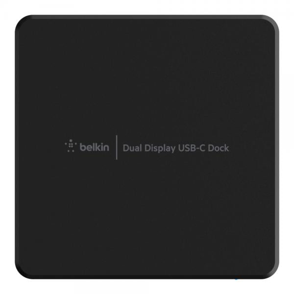 Belkin USB-C Dual Display Docking Station USB 3.2 Gen 1 (3.1 Gen 1) Tipo-C Negro [INC002VFBK] 