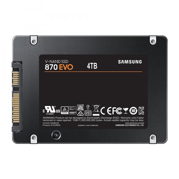 Samsung 870 EVO 2.5" 4 TB Serial ATA III V-NAND [MZ-77E4T0B/EU]