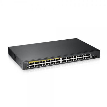 ZYXEL SWITCH WEB ADMINISTRADO 48X GB (24X SALIDA POE HASTA 170W), 2X SFP GB, RACK [GS190048HPV2-EU0101F] 