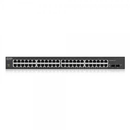 Zyxel GS1900-48HPv2 Gestito L2 Gigabit Ethernet (10/100/1000) Supporto Power over Ethernet (PoE) Nero [GS190048HPV2-EU0101F]