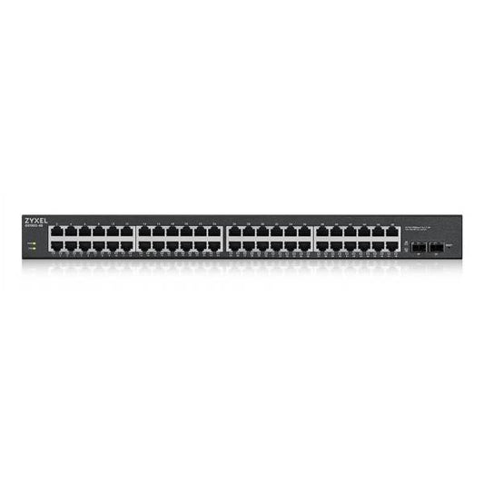 Zyxel GS1900-48HPv2 Gestito L2 Gigabit Ethernet (10/100/1000) Supporto Power over Ethernet (PoE) Nero [GS190048HPV2-EU0101F]