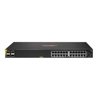 HPE Aruba Networking 6100 24G Class4 PoE 4SFP+ 370W Gestito L3 Gigabit Ethernet (10/100/1000) Supporto Power over Ethernet (PoE) 1U Nero [JL677A#ABB]