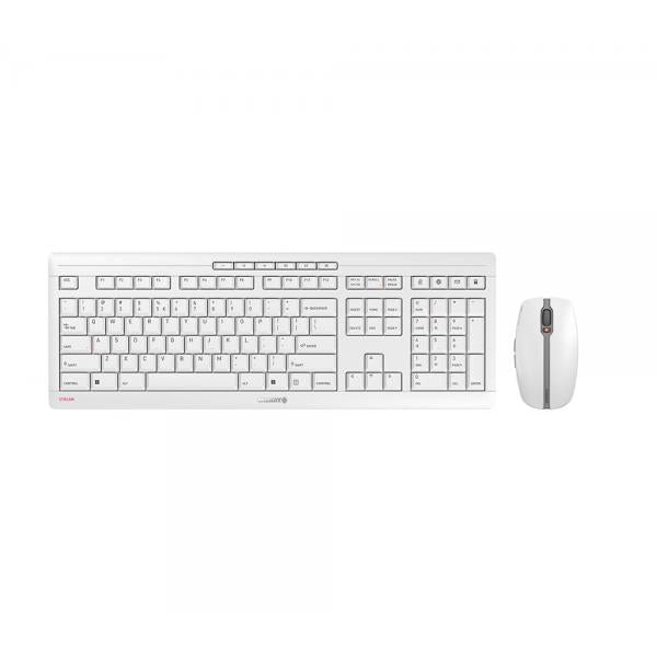 Cherry STREAM - Desktop set - Wireless - QWERTY - Pale Gray [JD-8500EU-0]