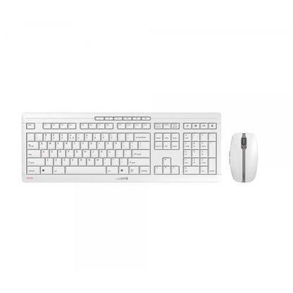 Cherry STREAM - Desktop set - Wireless - QWERTY - Pale Gray [JD-8500EU-0]