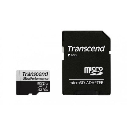 TRANSCEND MEMORY CARD 128GB microSD w/ adapter UHS-I U3 A2 Ultra Performance [TS128GUSD340S]