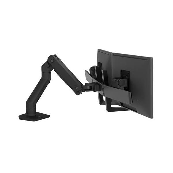 Ergotron HX Desk Dual Monitor Arm (matte black) [45-476-224]