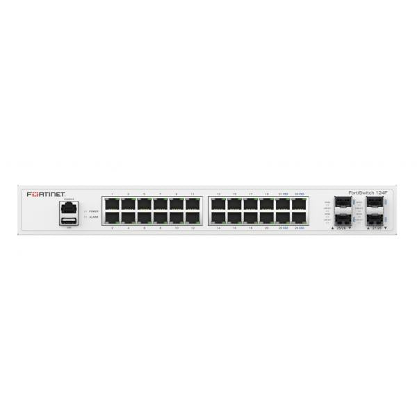 Fortinet FS-124F switch de red Gestionado L2 Gigabit Ethernet (10/100/1000) 1U Blanco [FS-124F] 