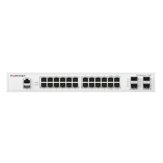 Fortinet FS-124F switch di rete Gestito L2 Gigabit Ethernet (10/100/1000) 1U Bianco [FS-124F]