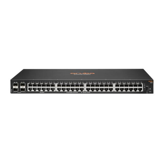 Aruba 6100 48G 4SFP+ Gestito L3 Gigabit Ethernet (10/100/1000) 1U Nero [JL676A#ABB]