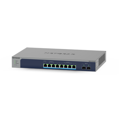 NETGEAR 8-Port Multi-Gigabit/10G Ethernet Ultra60 PoE++ Smart Switch with 2 SFP+ Ports (MS510TXUP) Gestito L2+ 10G Ethernet (100/1000/10000) Supporto Power over Ethernet (PoE) Grigio [MS510TXUP-100EUS]