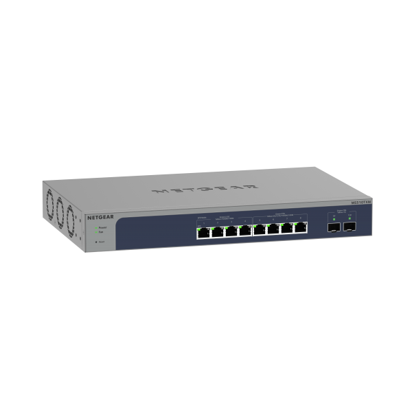 Netgear 8-Port Multi-Gigabit/10g Ethernet Smart Managed Pro Switch with 2 SFP+ Ports [MS510TXM-100EUS]