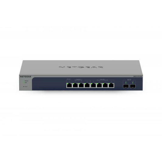 Netgear 8-Port Multi-Gigabit/10g Ethernet Smart Managed Pro Switch with 2 SFP+ Ports [MS510TXM-100EUS]