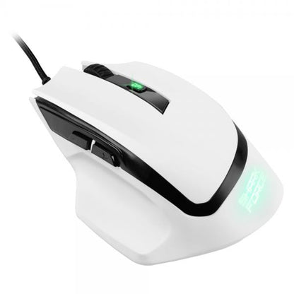 Sharkoon SHARK Force II mouse Mano destra USB tipo A Ottico 4200 DPI [SHARKFORCEIIWHITE]