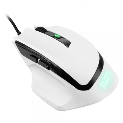 SHARKOON MOUSE GAMING SHARK-FORCE2-WH, 4200 DPI, USB, 1.8MT, BIANCO [SHARK-FORCE2-WH]