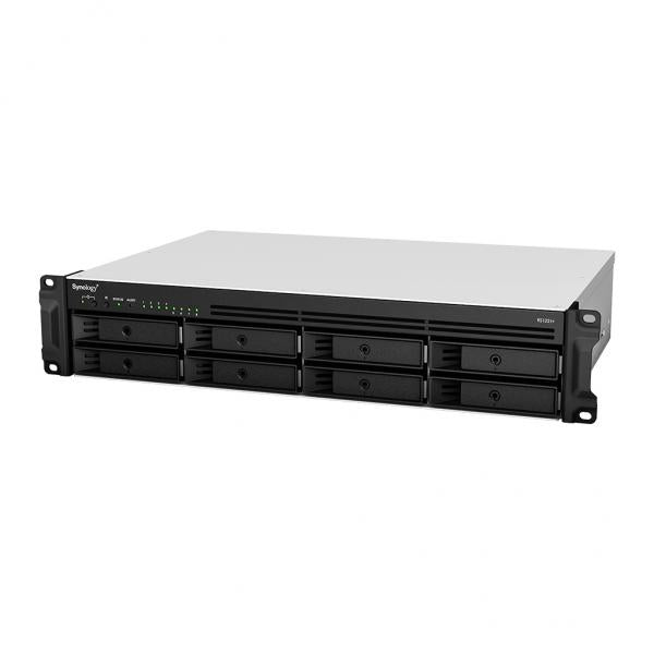 Synology RackStation RS1221+ server NAS e di archiviazione Armadio (2U) Collegamento ethernet LAN Nero V1500B [RS1221+]