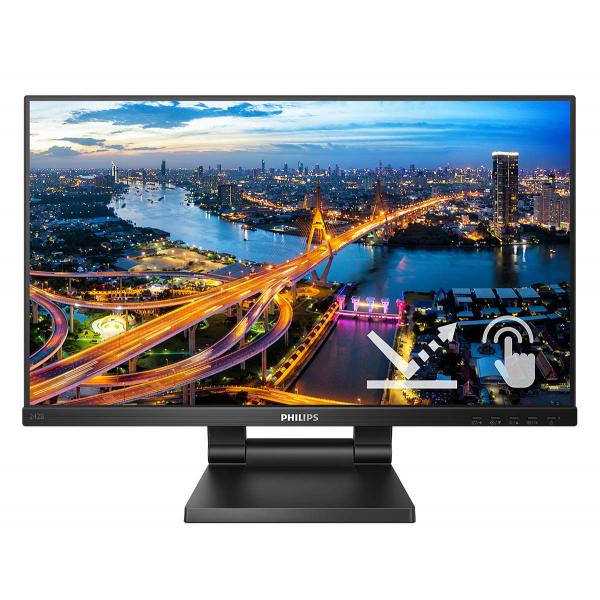 Philips 242B1TC/00 Monitor PC 60,5 cm (23.8") 1920 x 1080 Pixel Full HD LED Touch screen Nero [242B1TC/00]