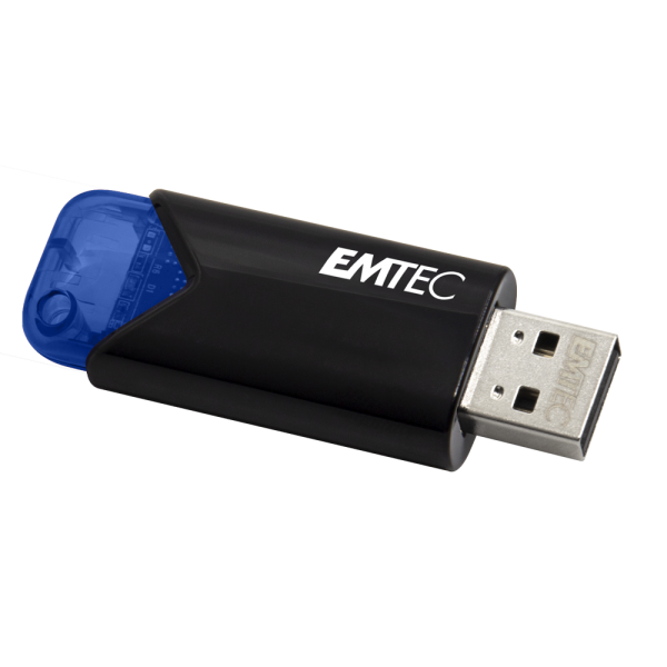 Emtec B110 Click Easy 3.2 unità flash USB 32 GB USB tipo A 3.2 Gen 2 (3.1 Gen 2) Nero, Blu [ECMMD32GB113]