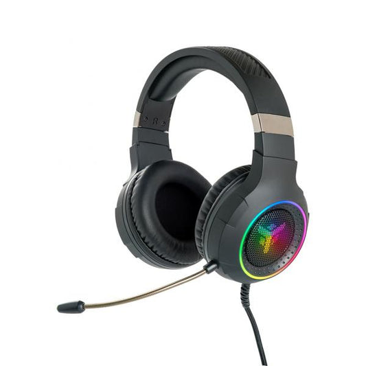 ITEK CUFFIE GAMING PER PC E CONSOLE, 7 COLORI LED PIU RGB, USB, VIRTUALE CON VIBRO, CONTR.VOLUME [ITHGH430]