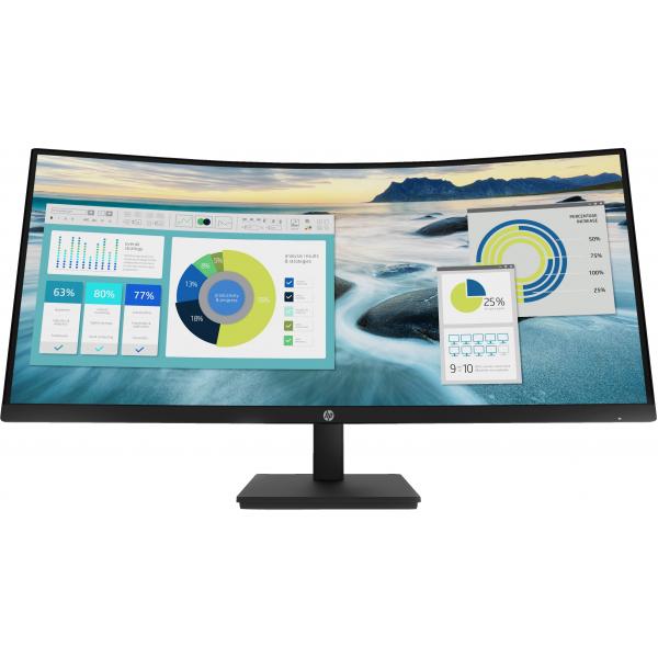 HP P34hc G4 Monitor PC 86,4 cm (34") 3440 x 1440 Pixel Quad HD LED Nero [21Y56AA#ABB]