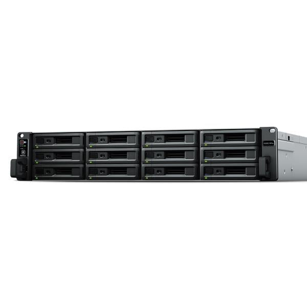 Synology RackStation RS3621RPXS NAS y servidor de almacenamiento Gabinete para servidores de almacenamiento (2U) Conexión LAN Ethernet Negro D-1531 [RS3621RPXS] 