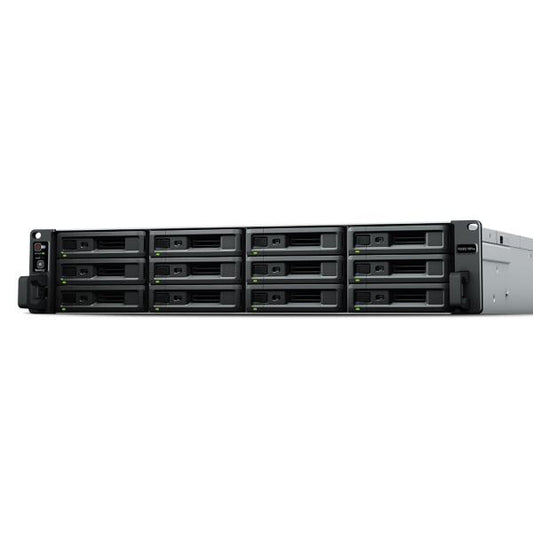 Synology RackStation RS3621RPXS server NAS e di archiviazione Server di archiviazione Armadio (2U) Collegamento ethernet LAN Nero D-1531 [RS3621RPXS]