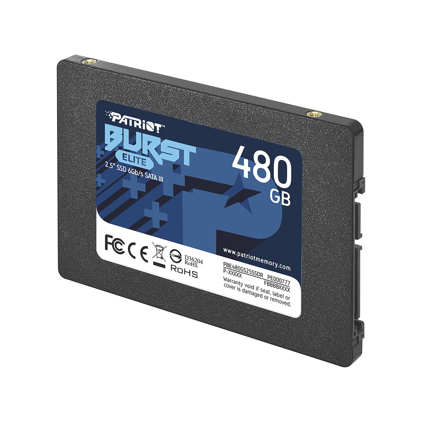 PATRIOT SSD INTERNO BURST ELITE 480GB 2,5 SATA 6GB/S R/W 450/320 [PBE480GS25SSDR]