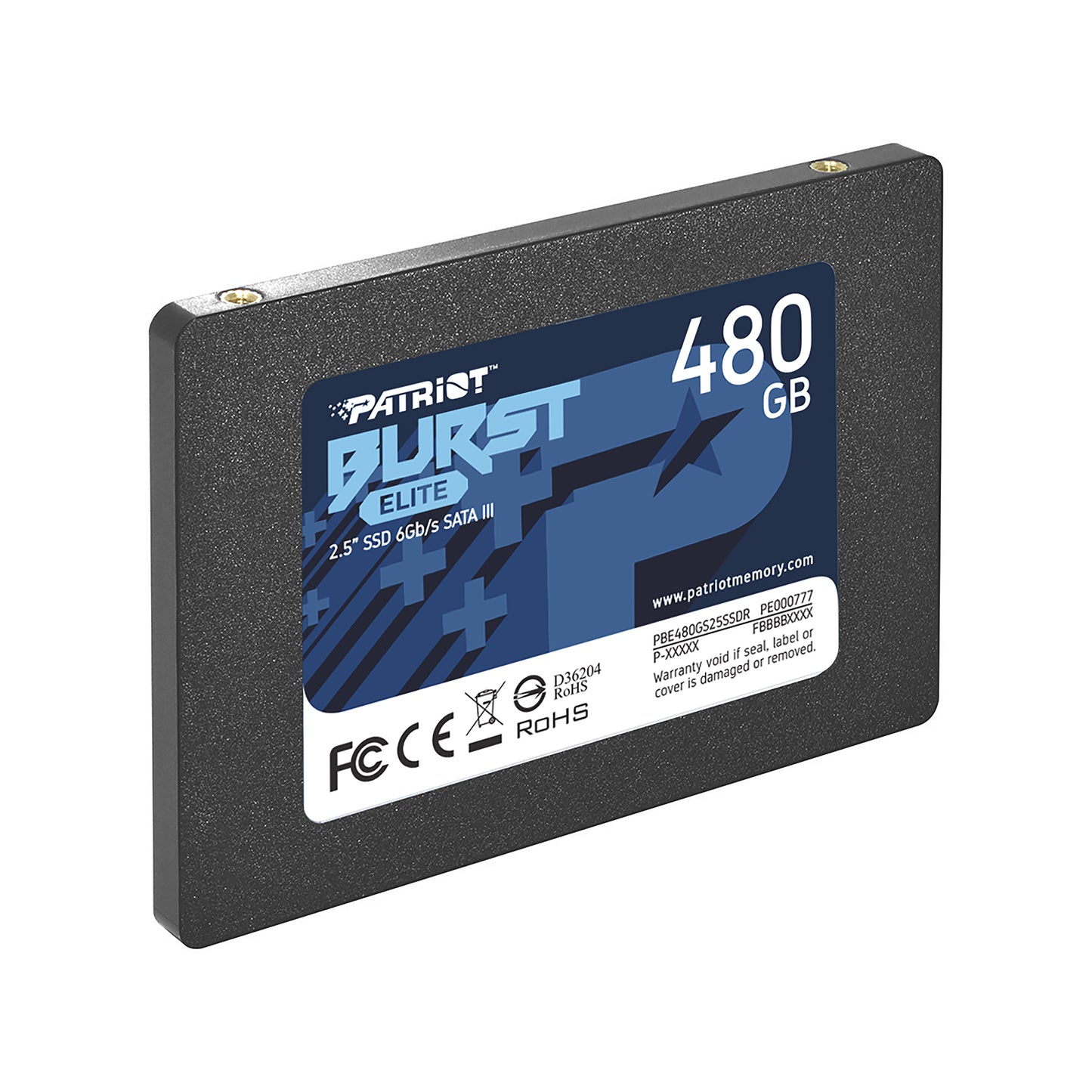 PATRIOT SSD INTERNO BURST ELITE 480GB 2,5 SATA 6GB/S R/W 450/320 [PBE480GS25SSDR]