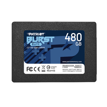 PATRIOT SSD INTERNO BURST ELITE 480GB 2,5 SATA 6GB/S R/W 450/320 [PBE480GS25SSDR]