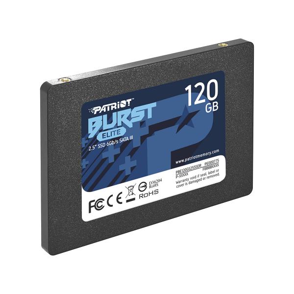 PATRIOT SSD INTERNO BURST ELITE 120GB 2.5 SATA 6GB/SR/W 450/320 [PBE120GS25SSDR] 