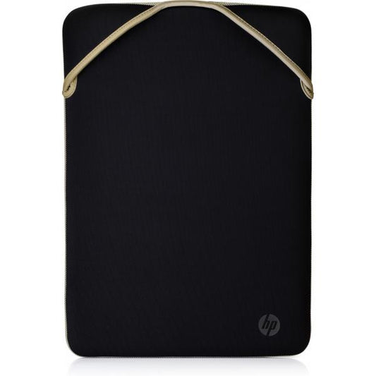 Hp 14 inch Reversible Protective Laptop Sleeve - Black/Gold [2F1X3AA]