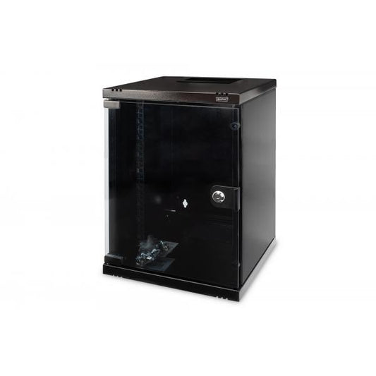 Digitus 9U wall mounting cabinet 464x312x300 mm - Black [DN-10-09U-B]