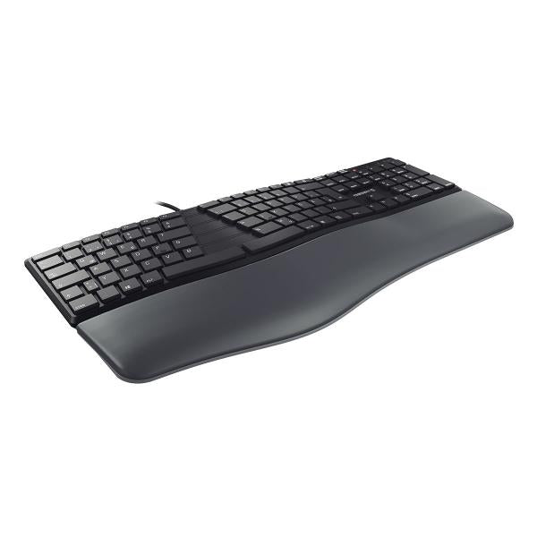 Cherry KC 4500 ERGO - Keyboard - Corded - QWERTY - Black [JK-4500EU-2]