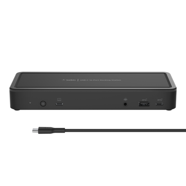 Belkin INC003VFBK replicatore di porte e docking station per laptop USB 3.2 Gen 2 (3.1 Gen 2) Type-C Nero [INC003VFBK]